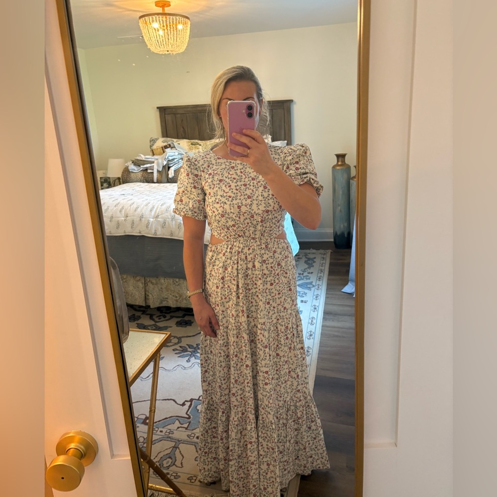 Wayf cutout dress